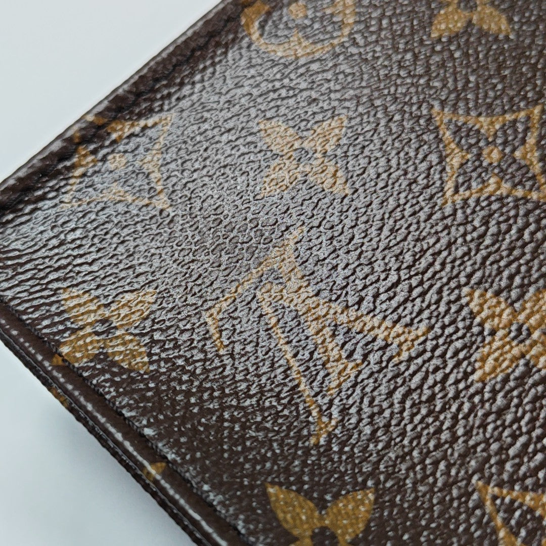 SAC PLAT Mini Monogram Coated Canvas Brown