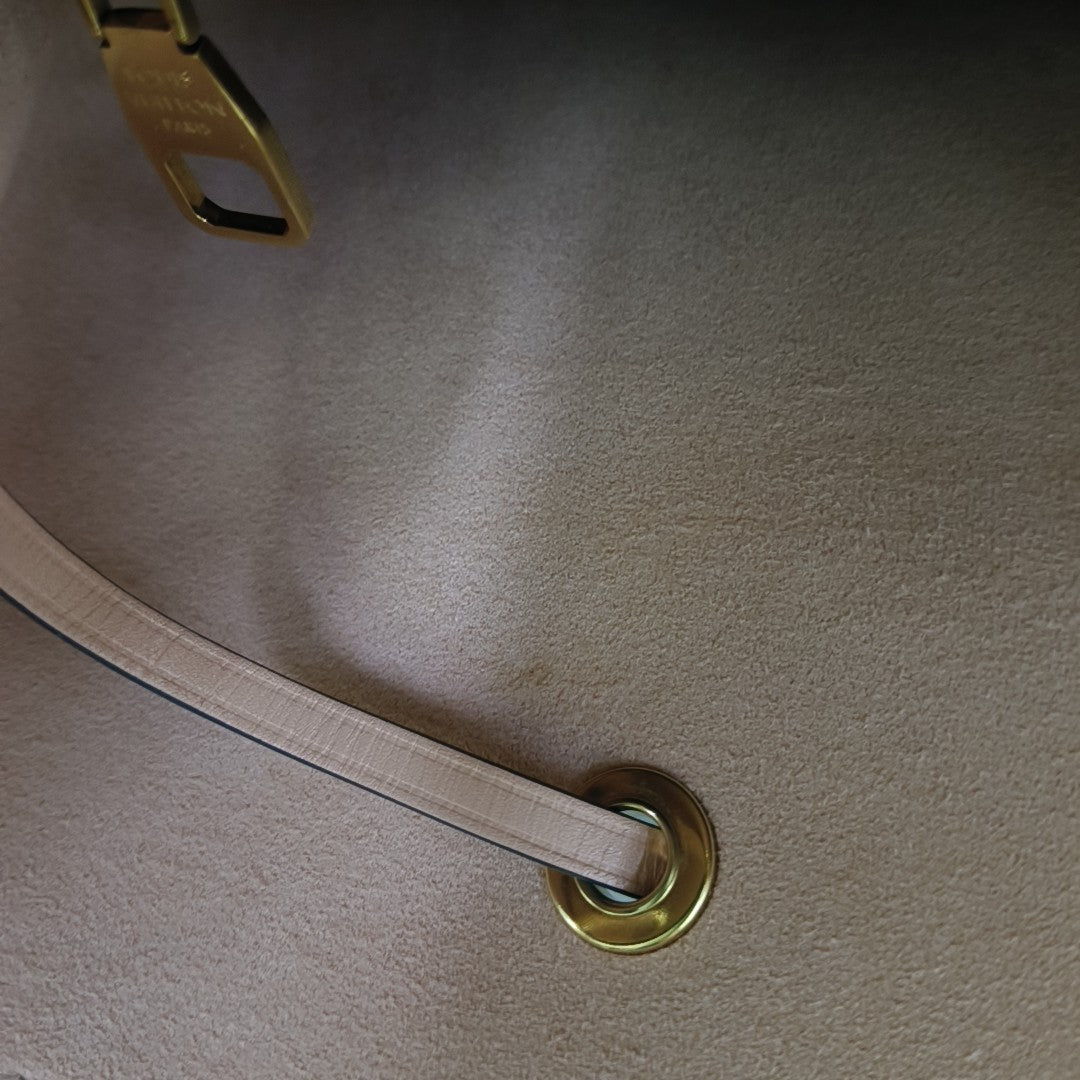 NÉONOÉ MM Damier Ebene Coated Canvas Brown