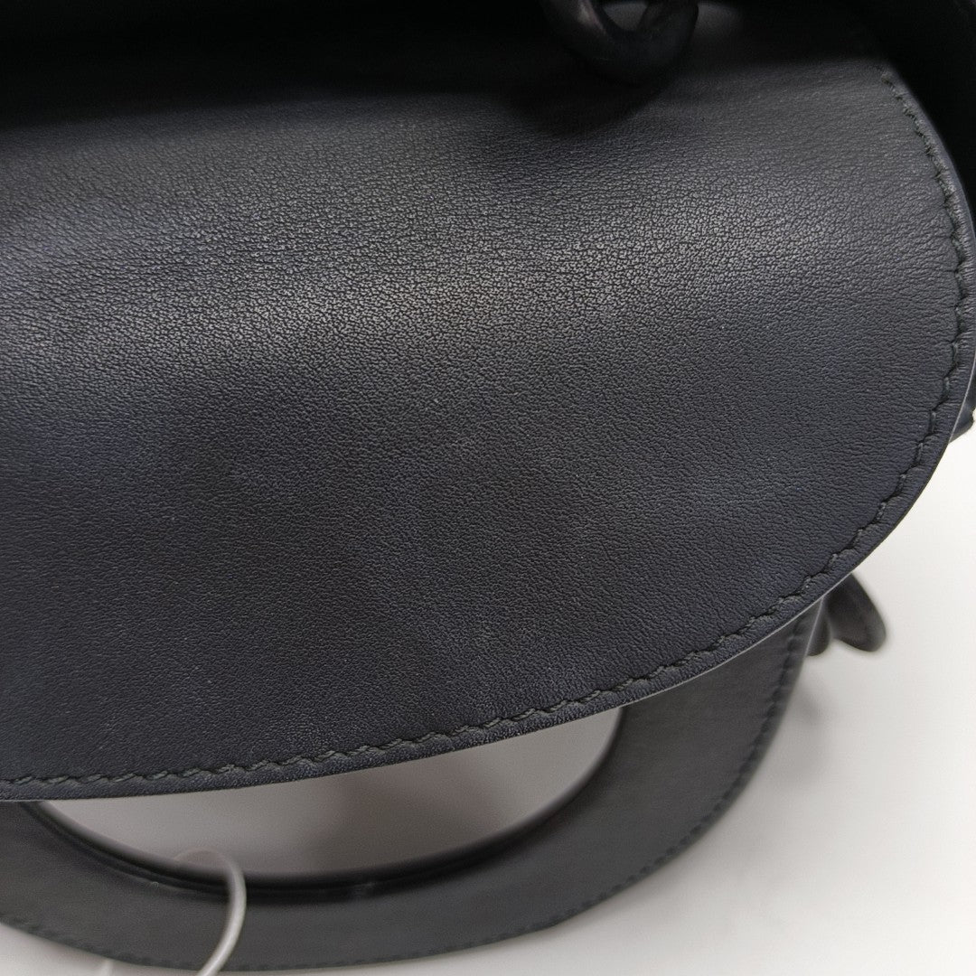 Lady Dior Mini Cannage Calfskin Black