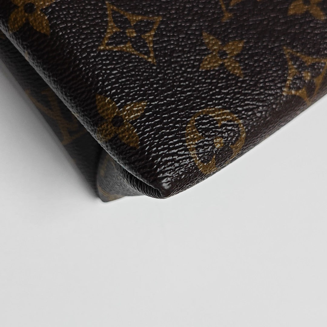 LOCKY BB Monogram Coated Canvas Brown