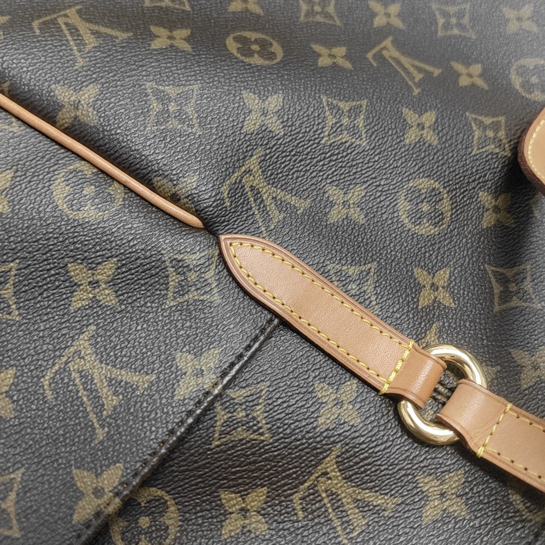 TOTALLY Monogram Coated Canvas Brown