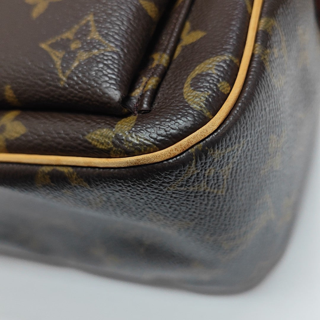 VIVA CITE Monogram Coated Canvas Brown