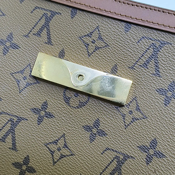 DAUPHINE MM Monogram Coated Canvas Brown