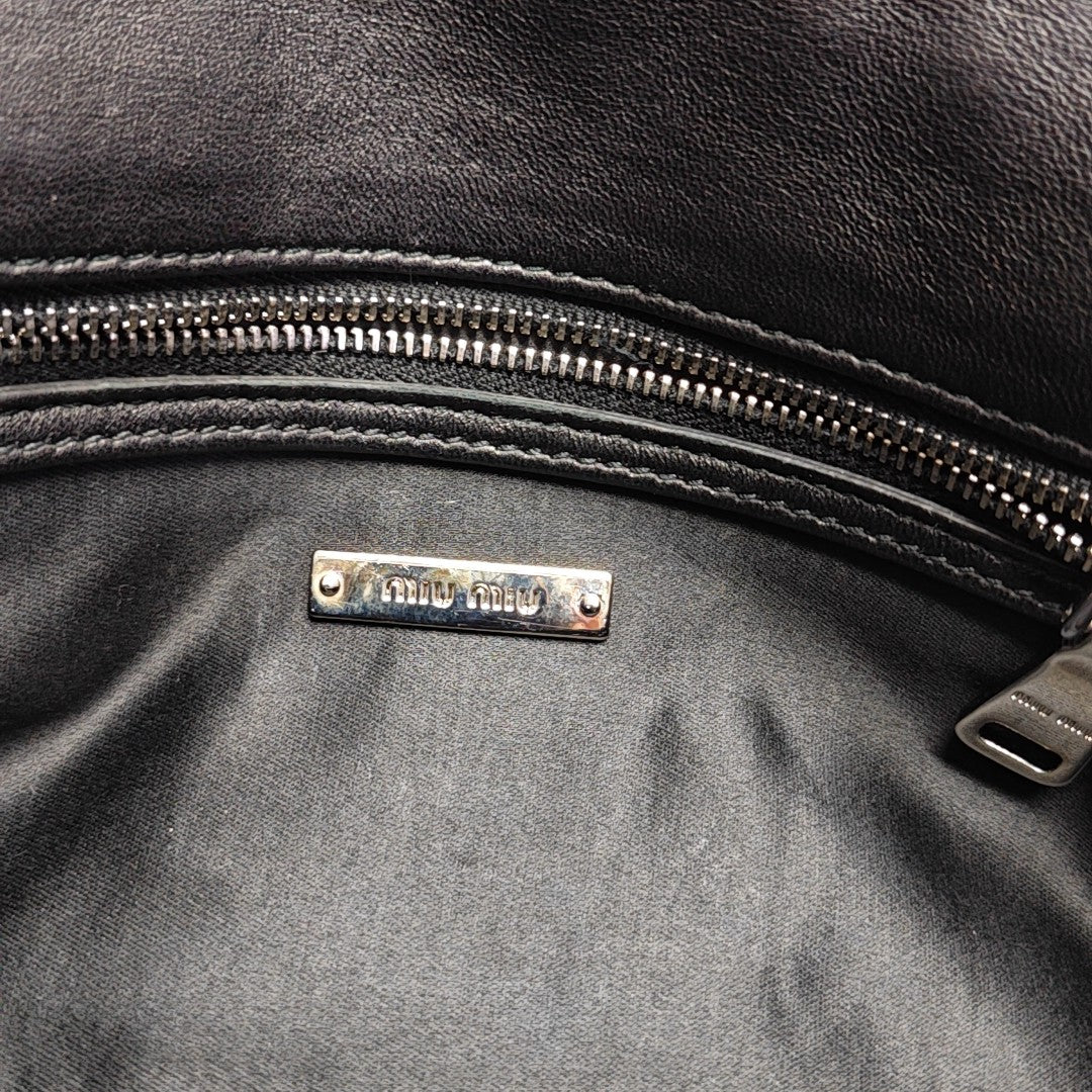 Crystal Quilted Lambskin Black