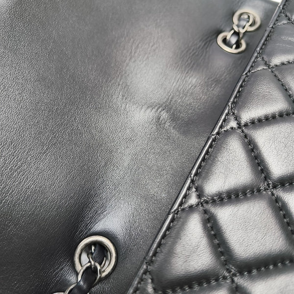 Quilted Calfskin Shoulder Bag Black