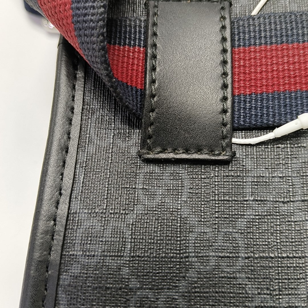 Neo Vintage Monogram Coated Canvas Black