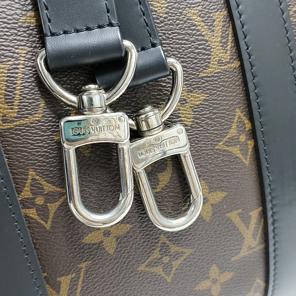 KEEPALL 45 Monogram Coated Canvas Brown