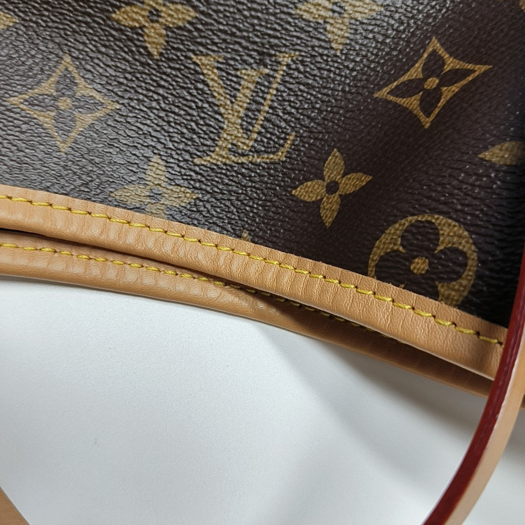 CARRYALL MM Monogram Coated Canvas Brown