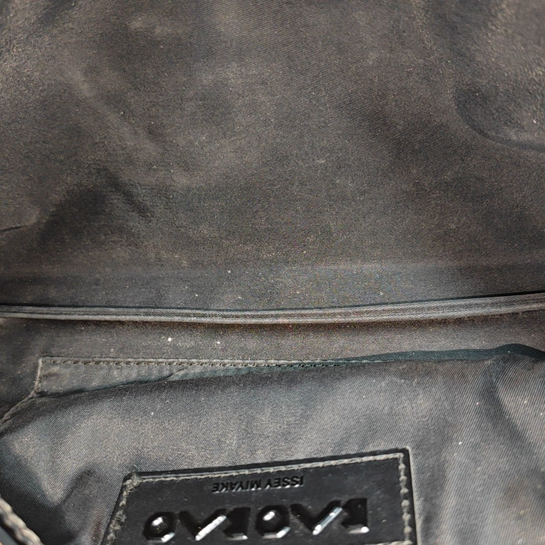 Special Material Top Handle Bag Black