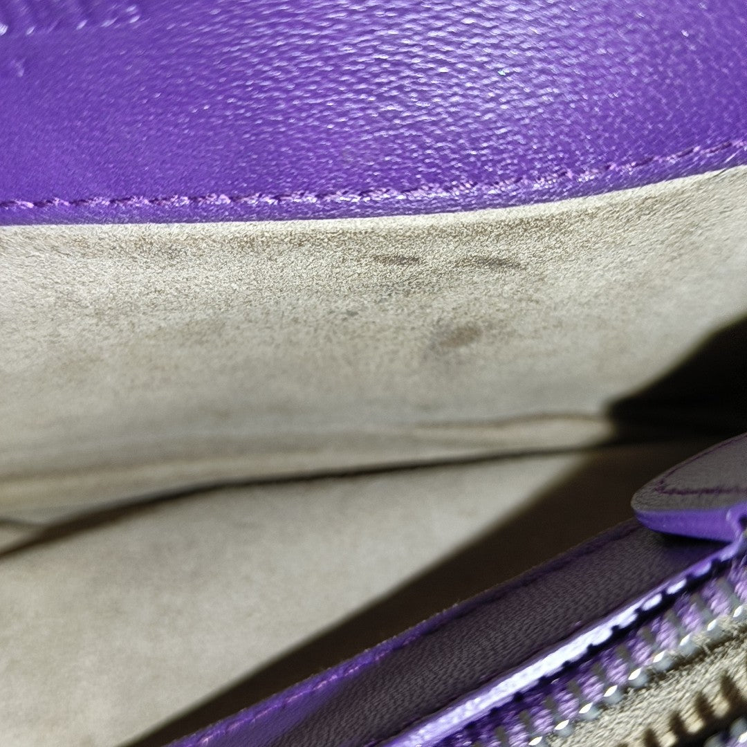 Olimpia Knot Lambskin Purple