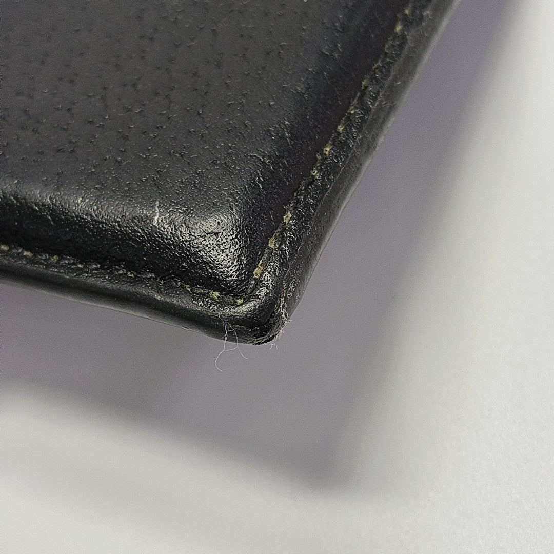 Animalier Calfskin Black Card Holder