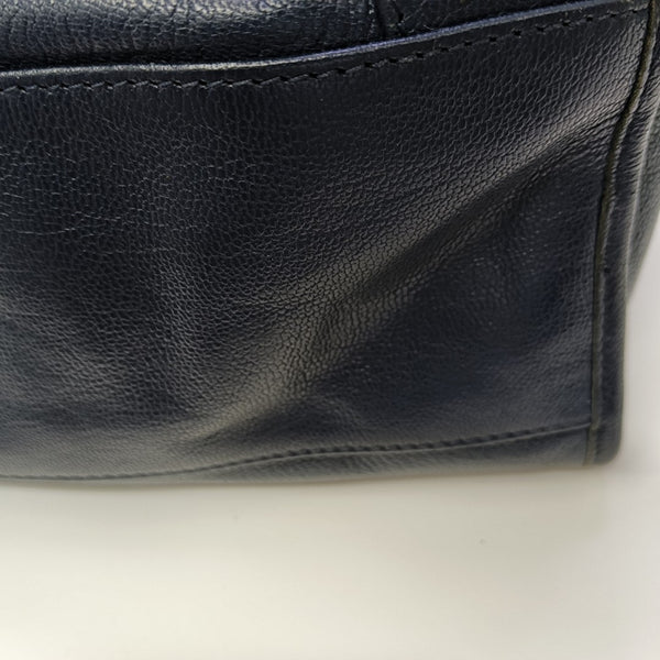 Classic Metallic Edge City Medium Lambskin Blue