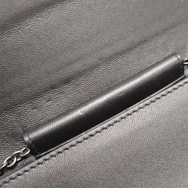 Lambskin Shoulder Bag Black