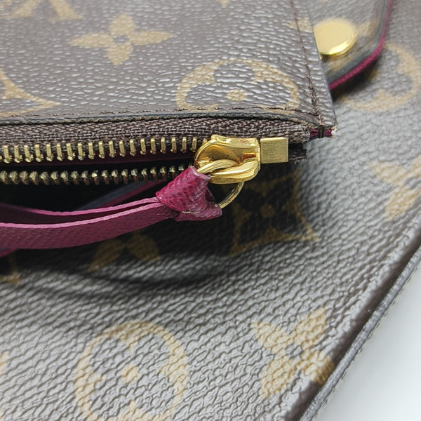 FÉLICIE Monogram Coated Canvas Brown