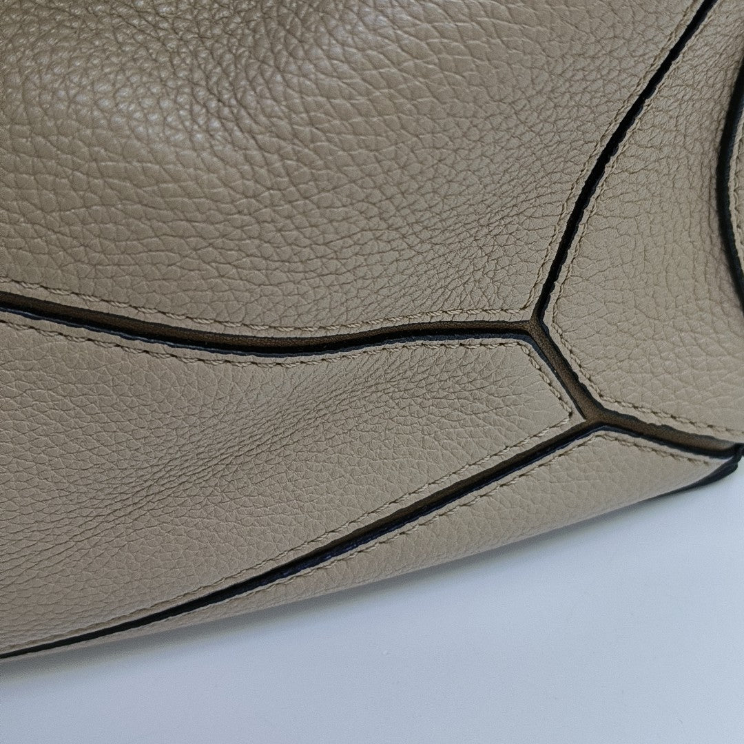 Puzzle Small Calfskin Beige