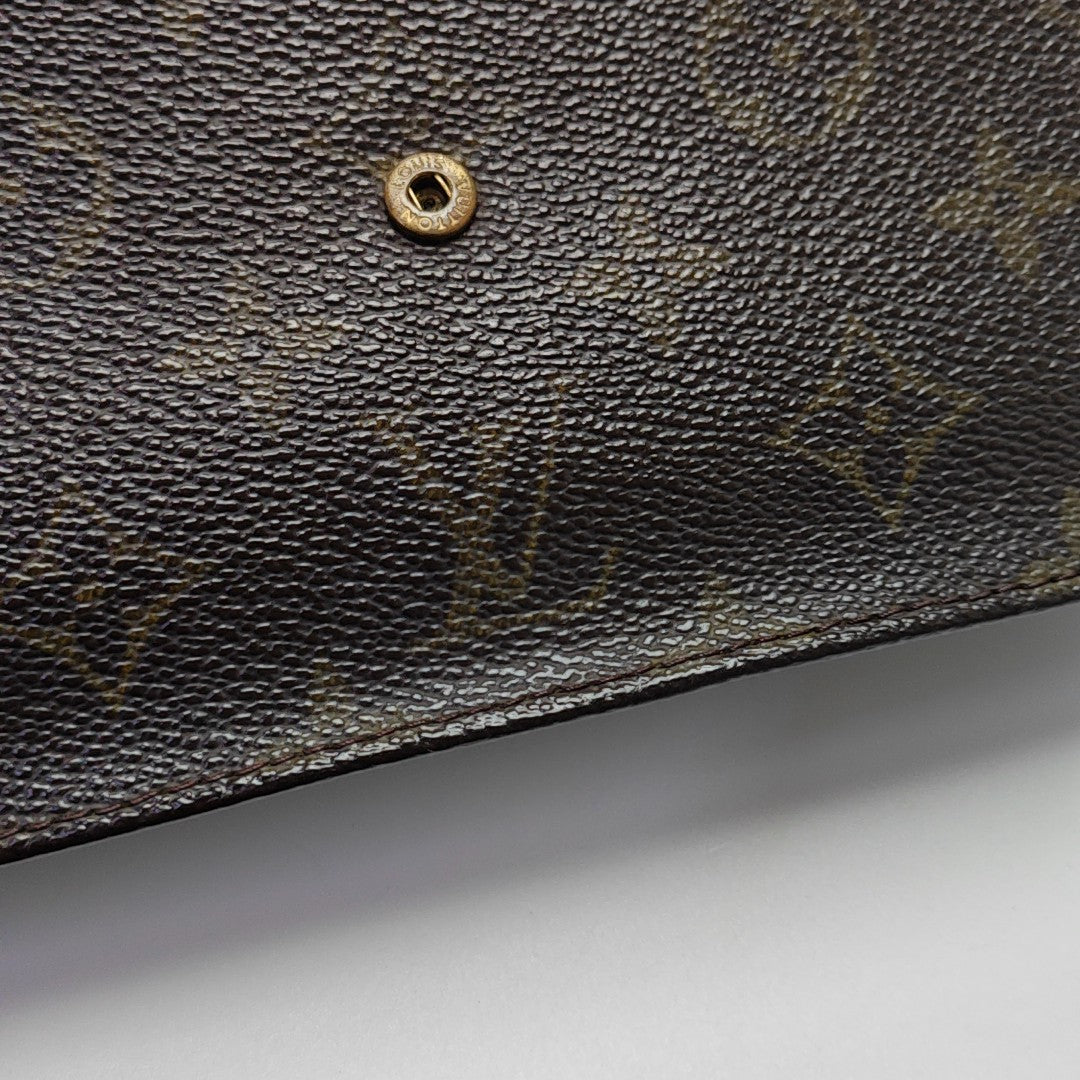 POCHETTE RABAT Monogram Coated Canvas Brown