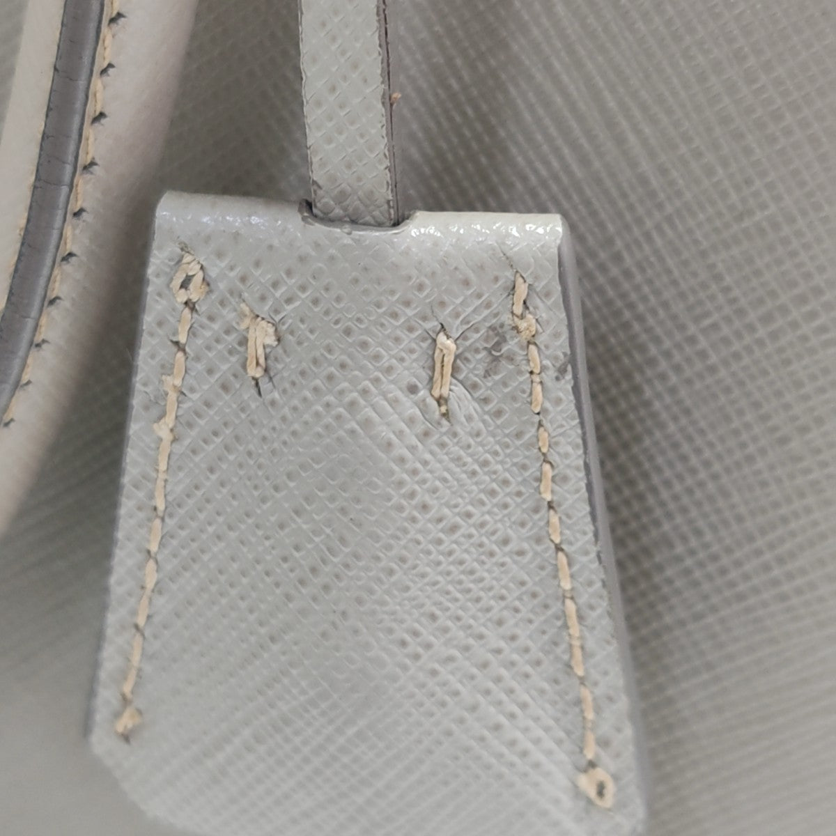 Galleria Large Saffiano Calfskin Gray