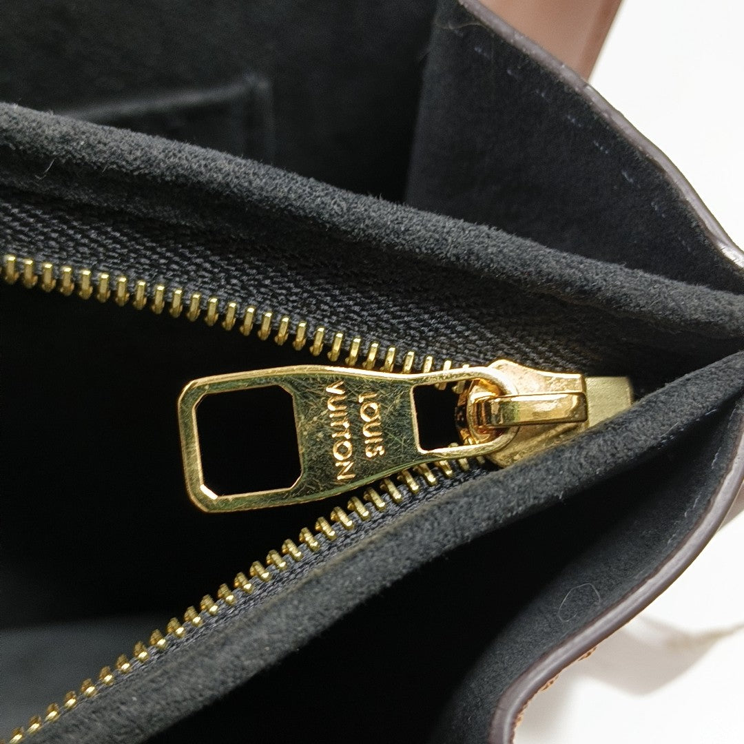 DAUPHINE MM Monogram Coated Canvas Brown