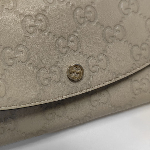 Monogram Calfskin Wallet Beige