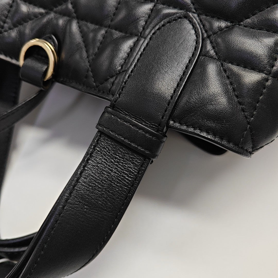 Toujours Medium Cannage Calfskin Black