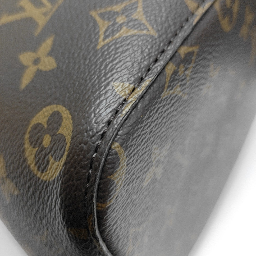 NÉONOÉ MM Monogram Coated Canvas Brown