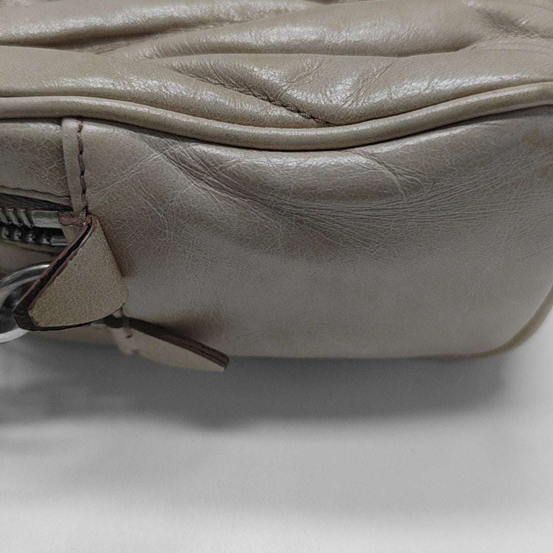 Matelassé Quilted Calfskin Beige