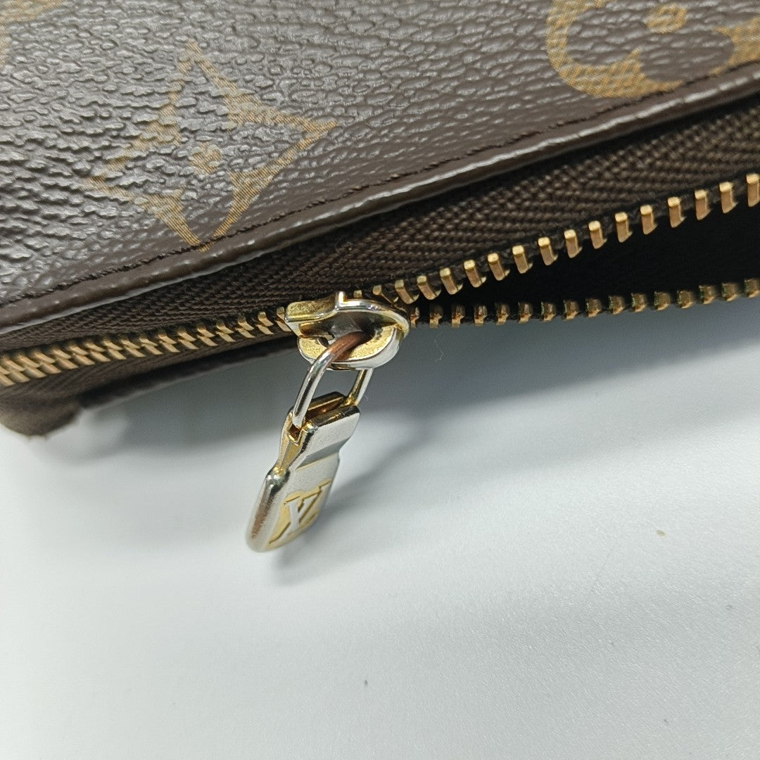 EVA Monogram Coated Canvas Brown