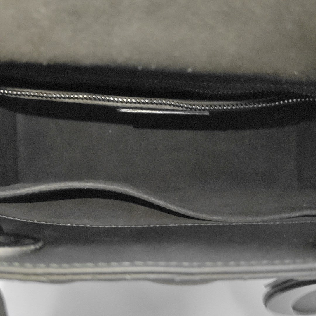 Lady Dior Medium Cannage Calfskin Black