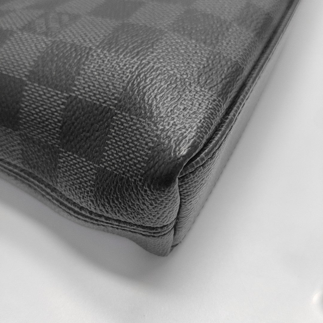 ANTON Damier Graphite Coated Canvas Gray
