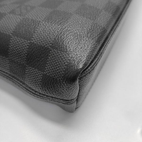 ANTON Damier Graphite Coated Canvas Gray