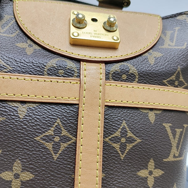 DUFFLE Monogram Coated Canvas Brown