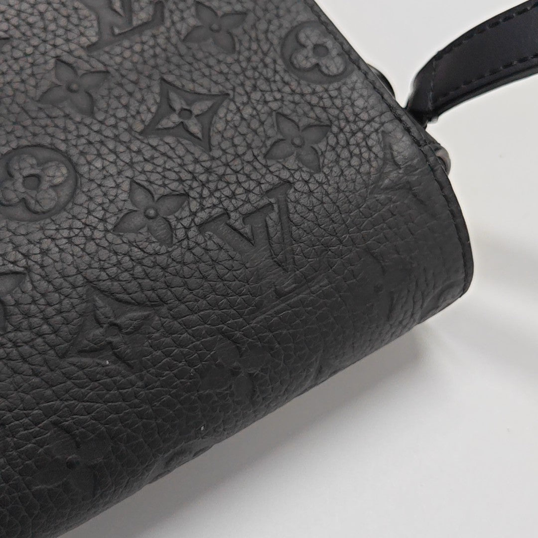 SOFT TRUNK Mini Monogram Calfskin Black
