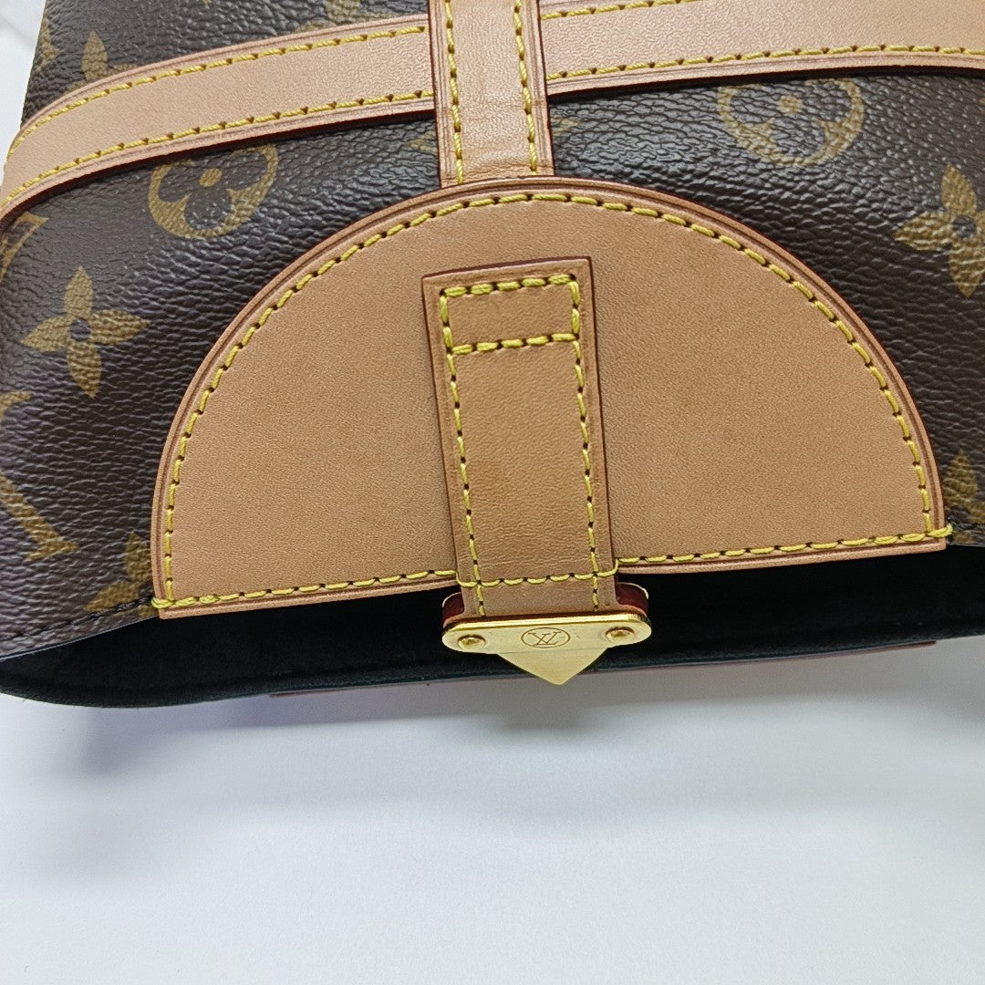 DUFFLE Monogram Coated Canvas Brown