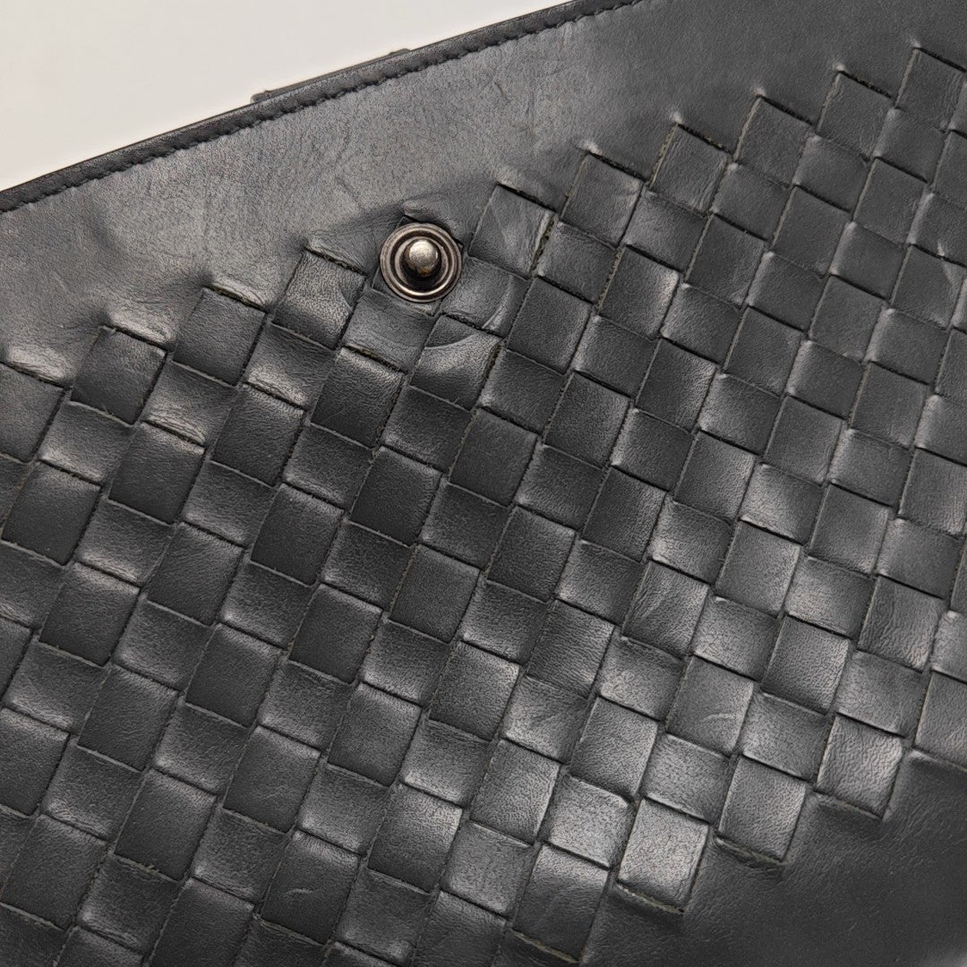 Calfskin Clutch Gray