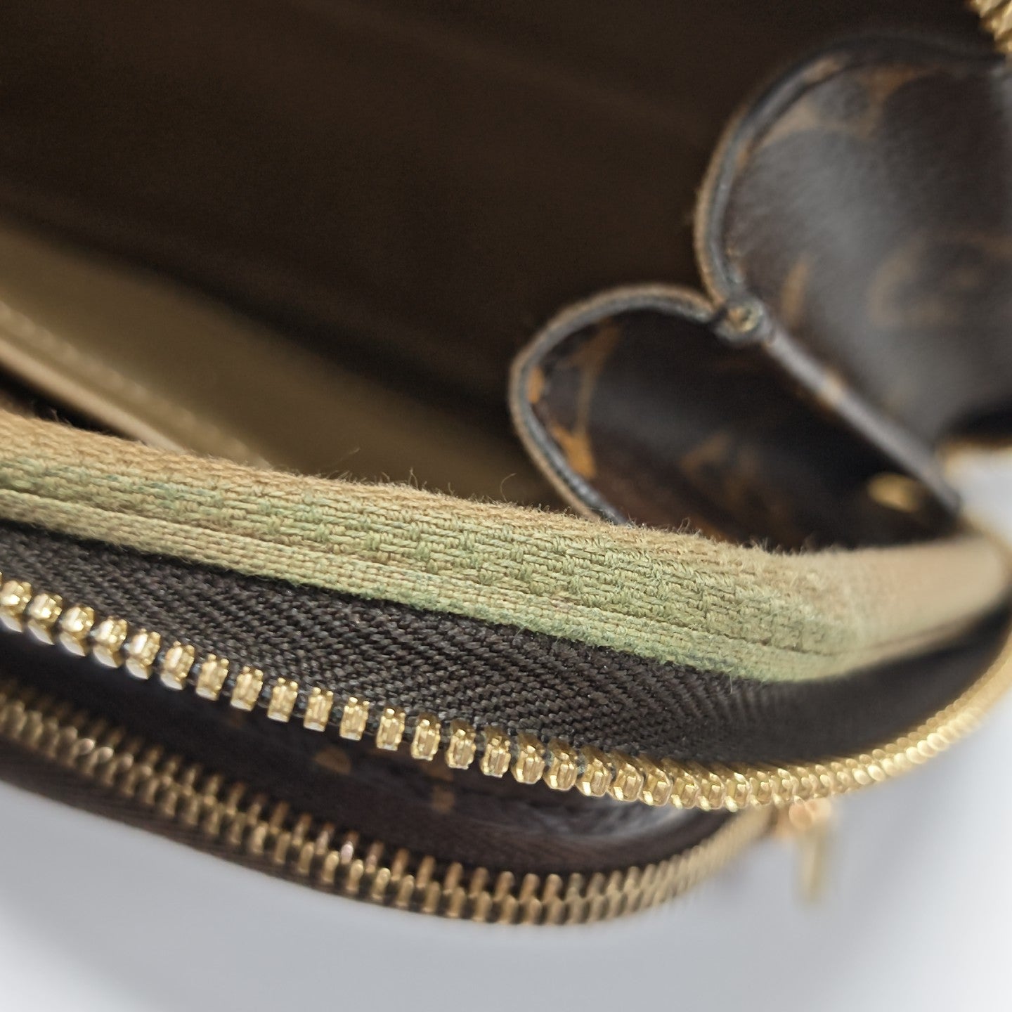 UTILITY Monogram Coated Canvas Brown