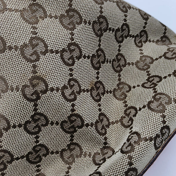 Monogram Canvas Top Handle Bag Beige