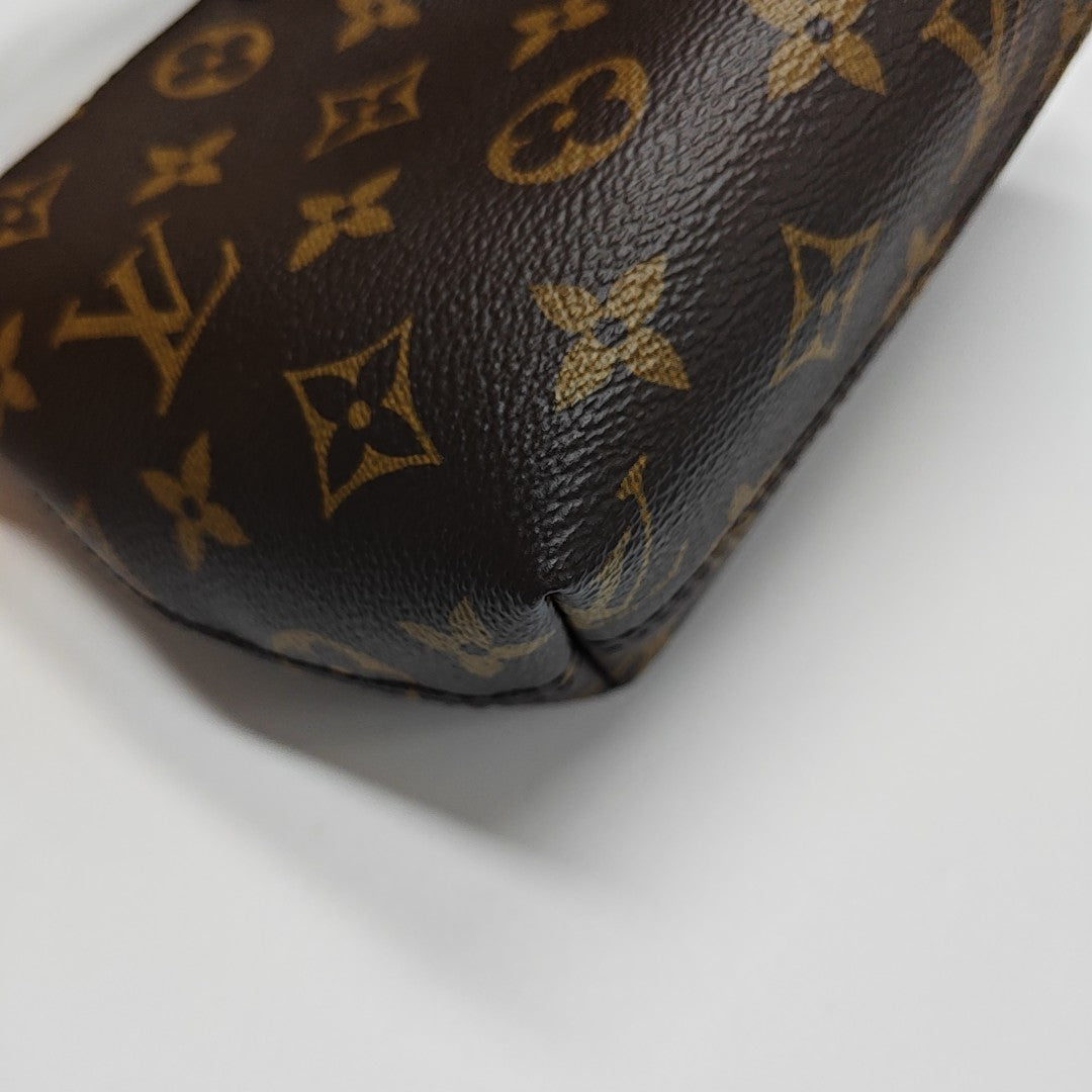 HILLS Monogram Coated Canvas Brown