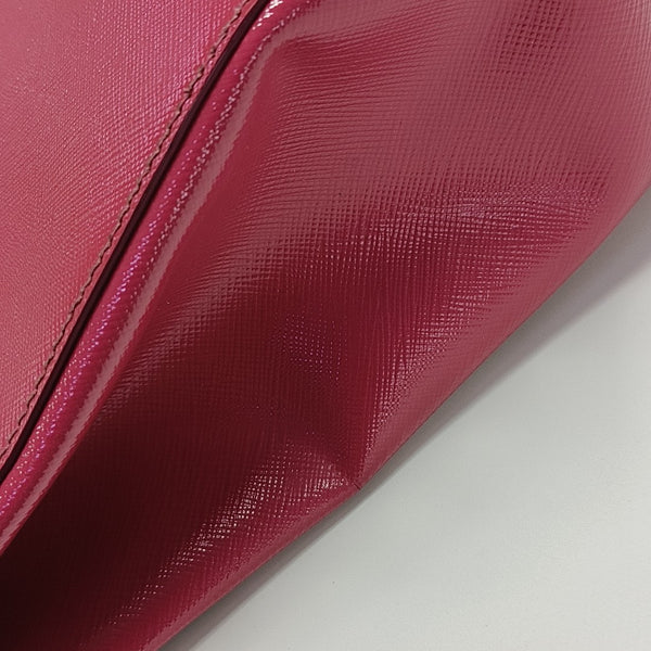 Saffiano Calfskin Top Handle Bag Red