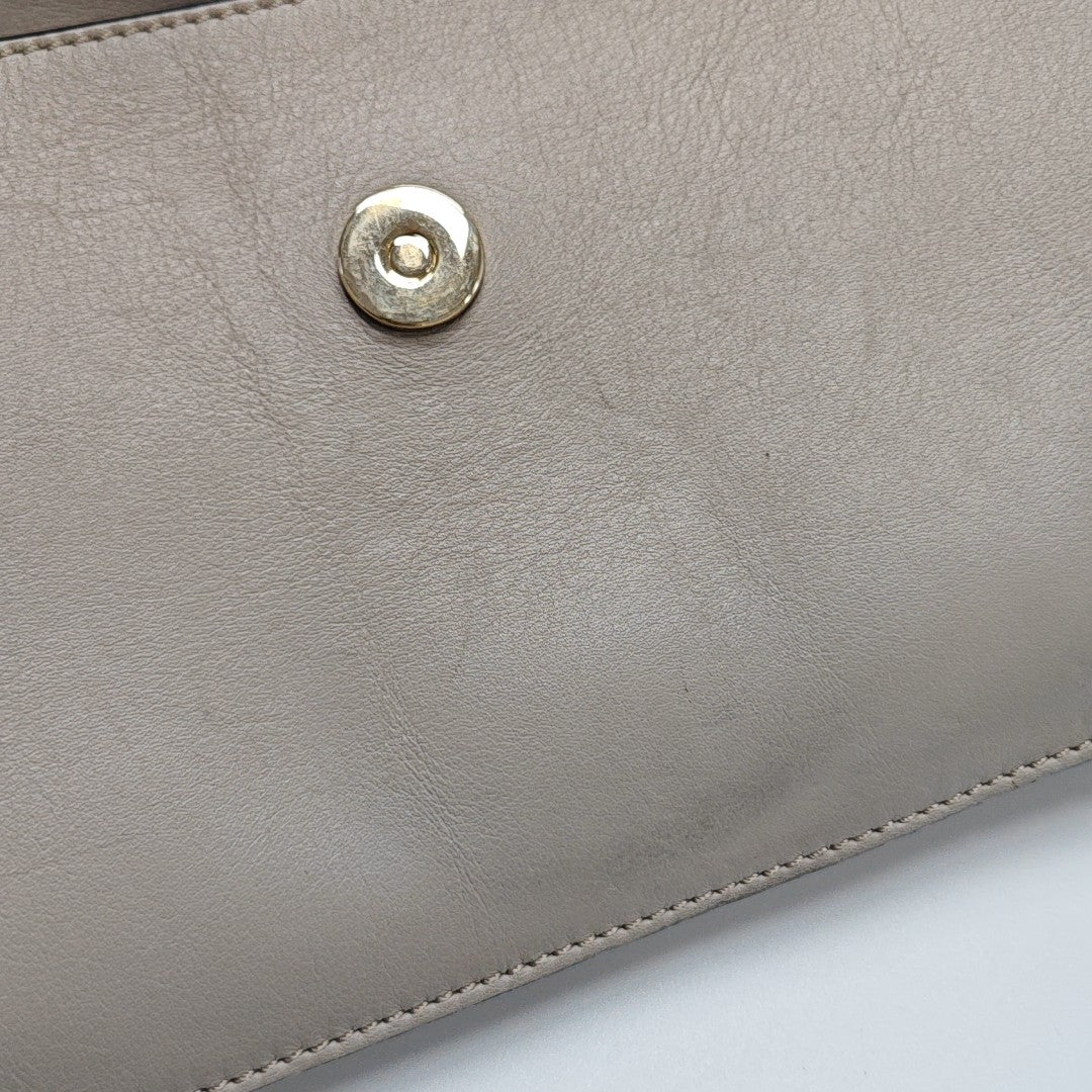 Faye Small Calfskin Gray