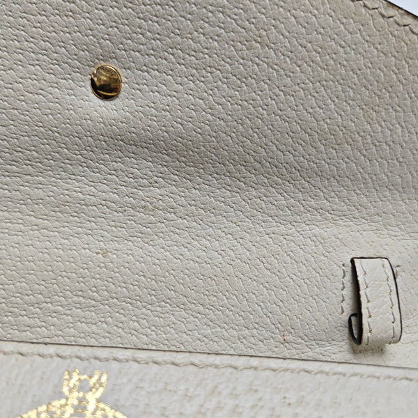 Sylvie Mini Calfskin White