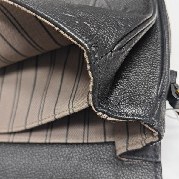 MÉTIS MM Monogram Calfskin Black