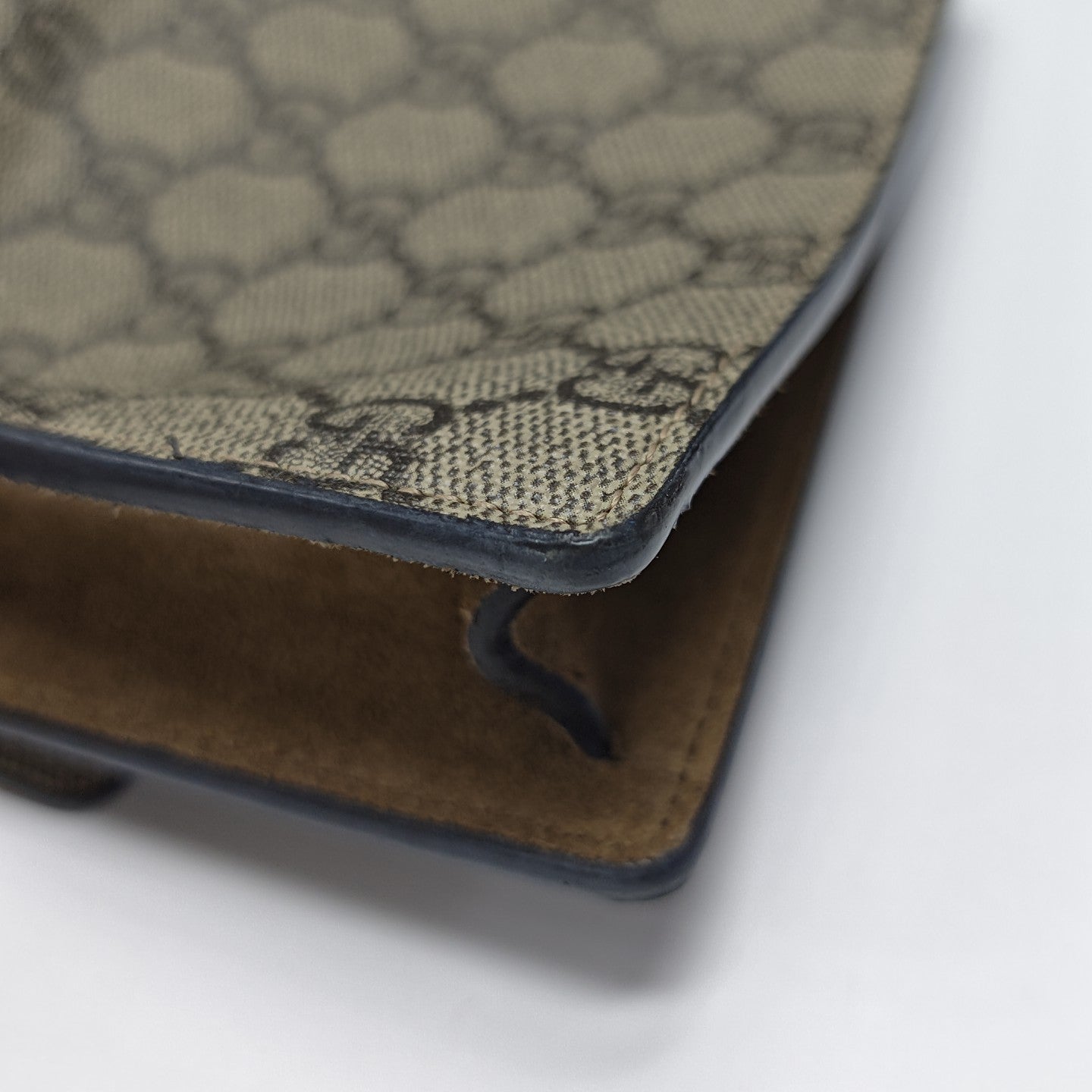 Dionysus Super Mini Monogram Coated Canvas Beige