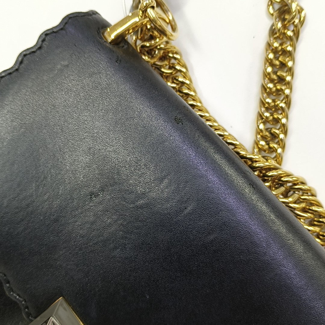 Kan I Small Calfskin Black