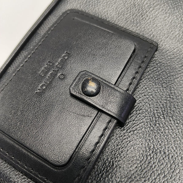 ALPHA Damier Graphite Coated Canvas Gray