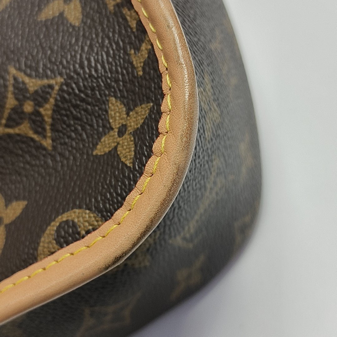 DIANE Monogram Coated Canvas Brown