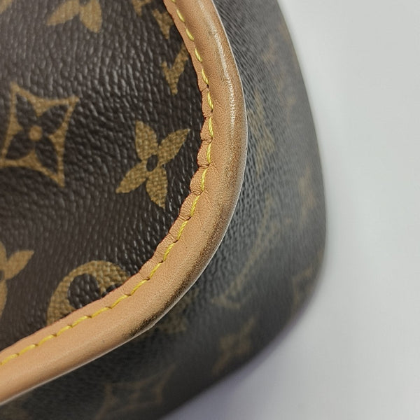 DIANE Monogram Coated Canvas Brown