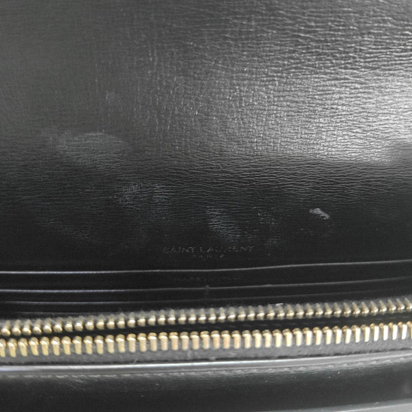SUNSET Small Calfskin Black