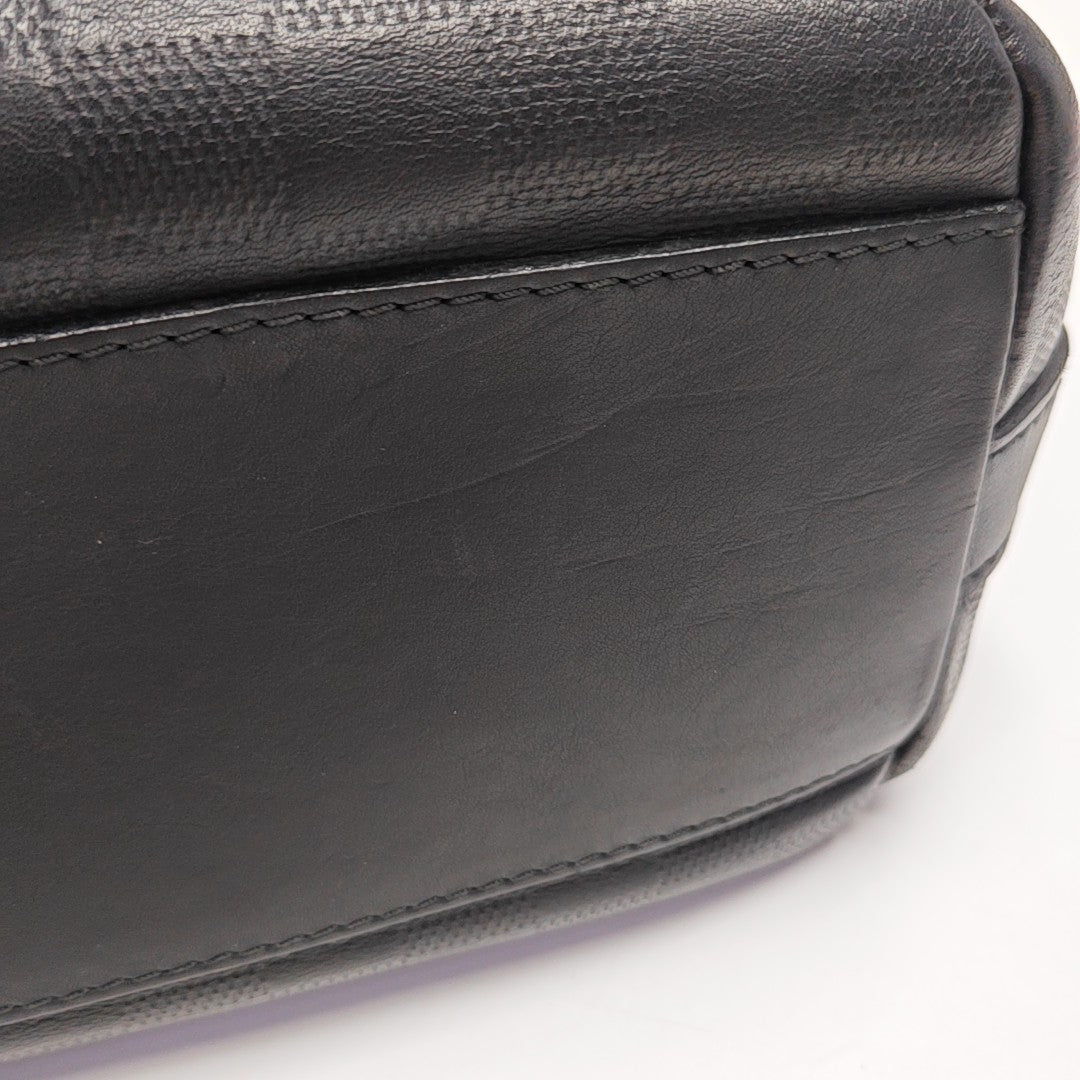 CALYPSO Damier Graphite Calfskin Black