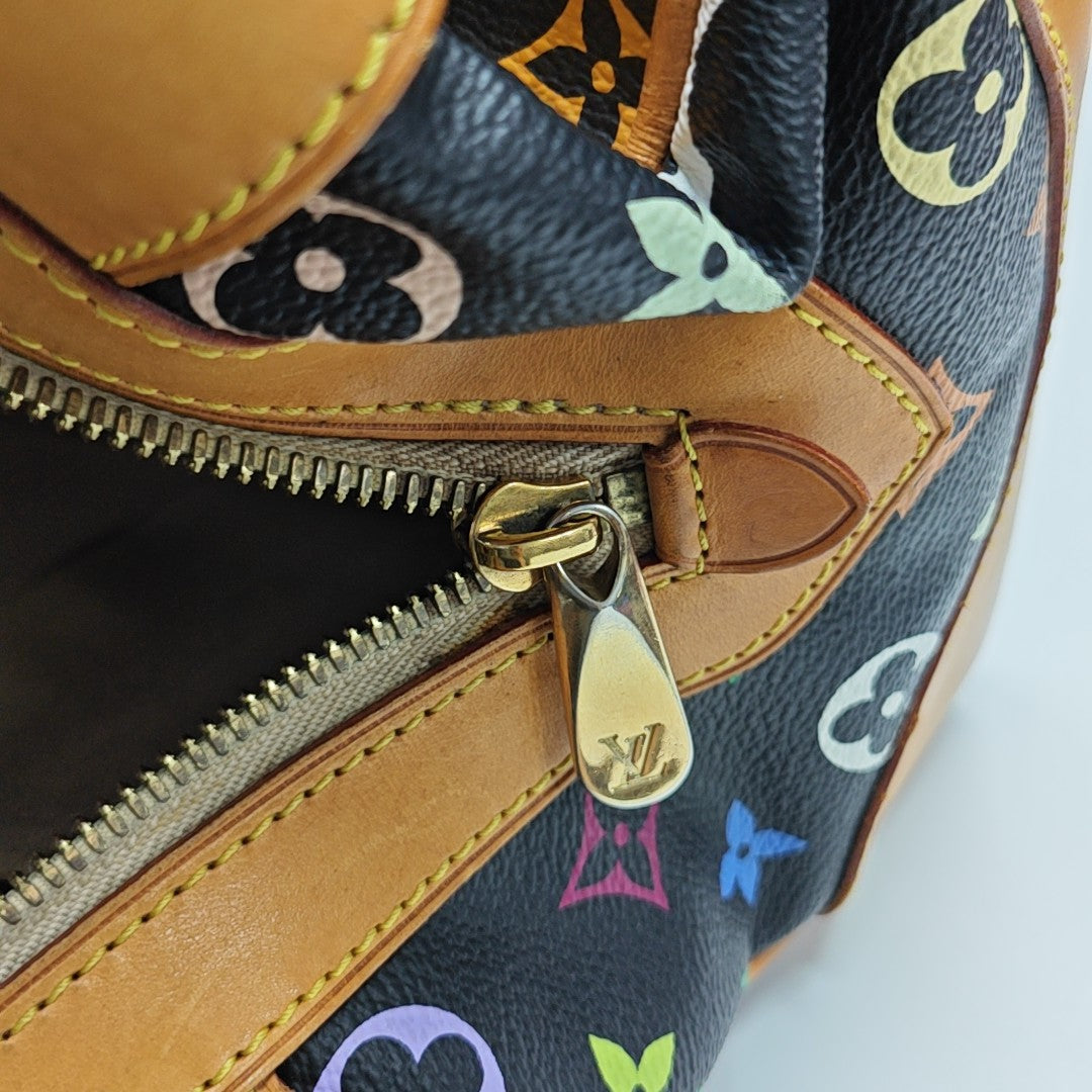 LV × TM CLAUDIA Monogram Coated Canvas Black