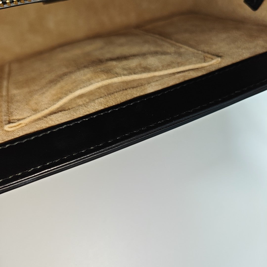 Sylvie Small Calfskin Black